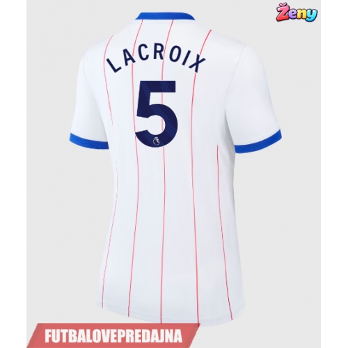Lacne Ženy Futbalové dres Chelsea Maxence Lacroix #5 2026-27 Krátky Rukáv - Tretina